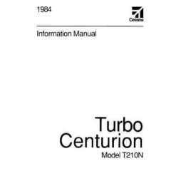 Cessna Turbo 210N Centurion 1984 Pilot's Information Manual (D1266-13)