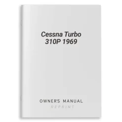 Cessna Turbo 310P 1969 Owner's Manual