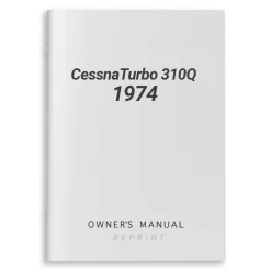 Cessna Turbo 310Q 1974 Owner's Manual
