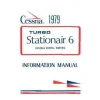 Cessna Turbo U206G Stationair 6 1979 Pilot's Information Manual (D1148-13)