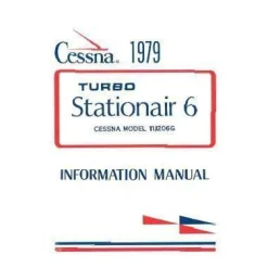 Cessna Turbo U206G Stationair 6 1979 Pilot's Information Manual (D1148-13)