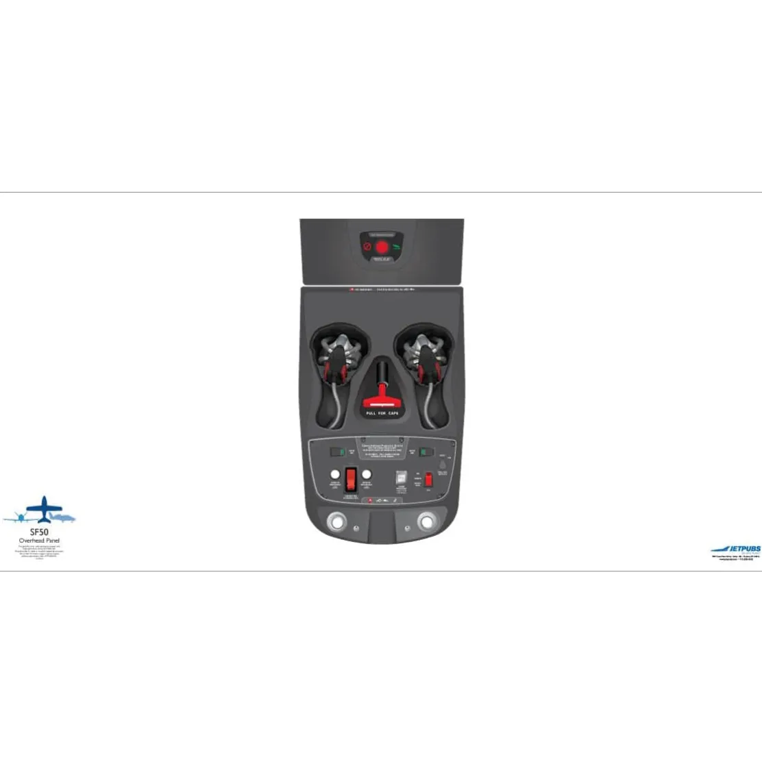 Cirrus 18" x 36" Cockpit Posters for Pilot Training