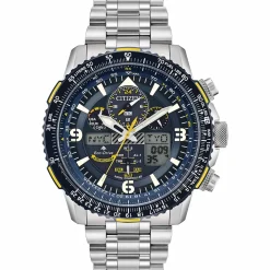 Citizen Promaster Skyhawk A-T Blue Dial Stainless Steel Bracelet Watch (External E6B) JY8078-52L