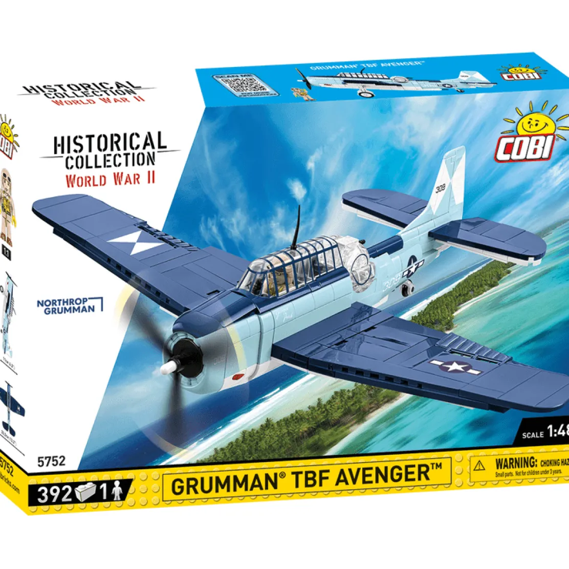 Cobi Blocks Grumman TBF Avenger 392pc Creative Building Block Set