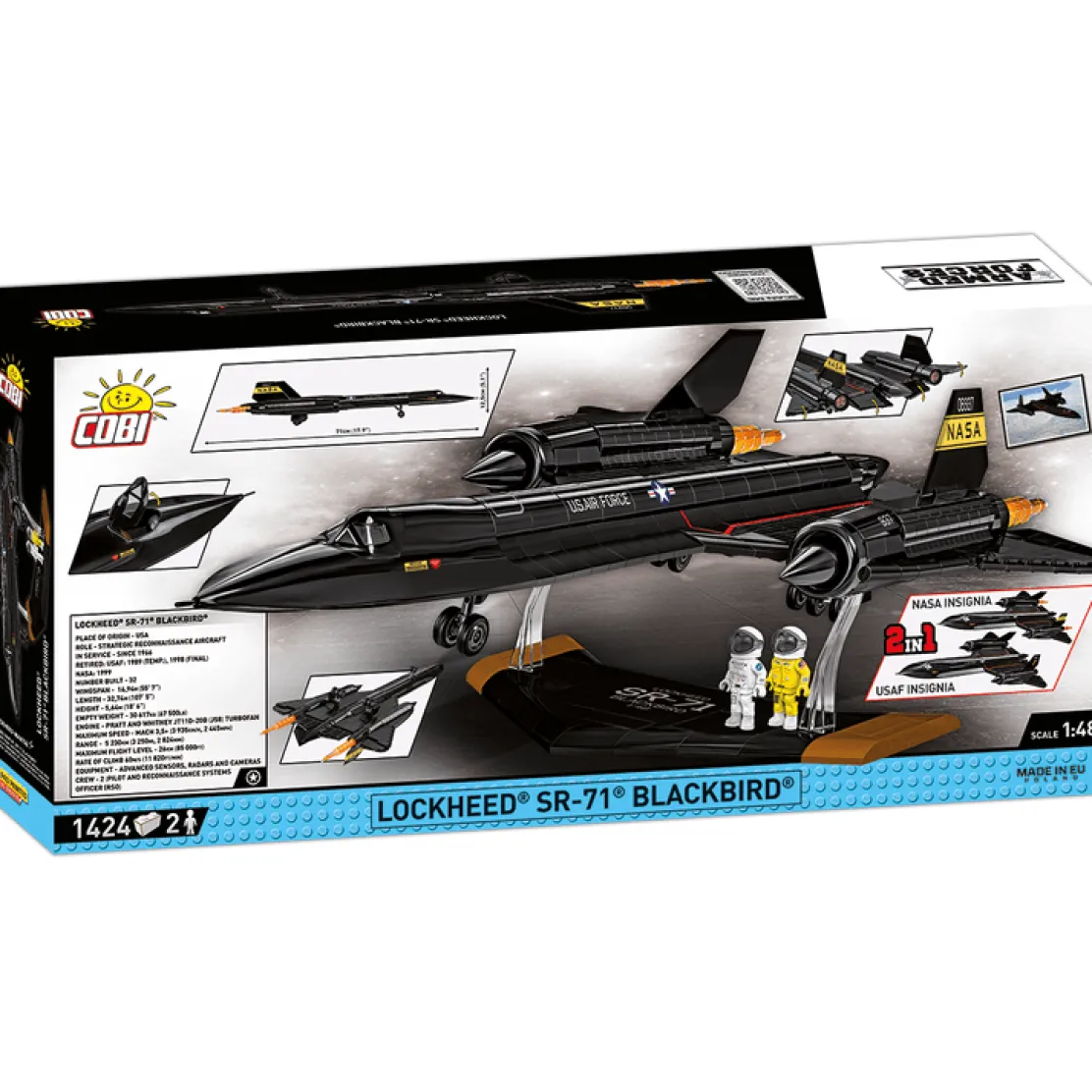 Cobi Blocks Lockheed Martin SR-71 1424pc Creative Building Block Set