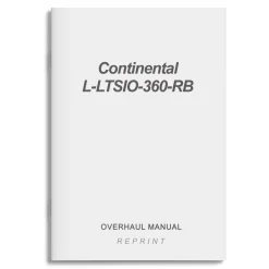 Continental L-LTSIO-360-RB Overhaul Manual