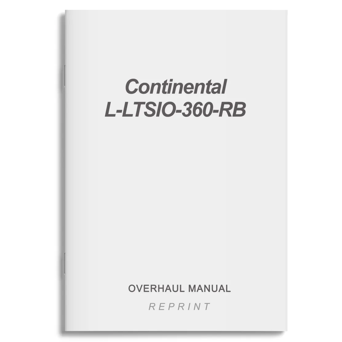 Continental L-LTSIO-360-RB Overhaul Manual