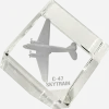 C-47 Skytrain 3D Diamond Cube by Etched Memory