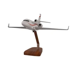 Dassault Falcon 900 Large Mahogany Model