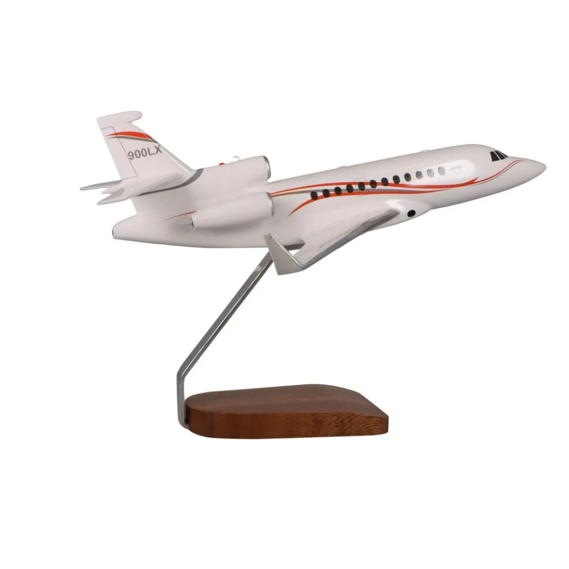 Dassault Falcon 900 Large Mahogany Model