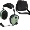 David Clark H10-30 Aviation Headset & Bag Combo: 24 dB Noise Reduction for Pilots 12508G-17