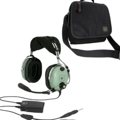 David Clark H10-13X ANR Aviation Headset & Bag Combo 40411G-06