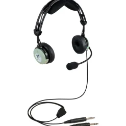 David Clark Jet Passive Dual-Plug Aviation Headset: Ultra-Light 4.5 oz, TSO-Certified 43108G-01