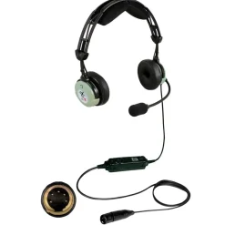 David Clark JET-X ANR 5-Pin XLR Aviation Headset: 4.5 oz Ultra-Light 43107G-02