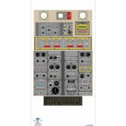 De Havilland 18" x 36" Cockpit Posters for Pilot Training