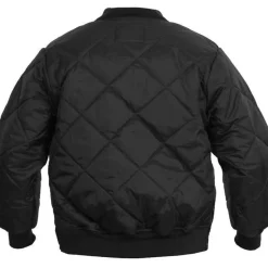Diamond Nylon Quilted Flight Jacket
