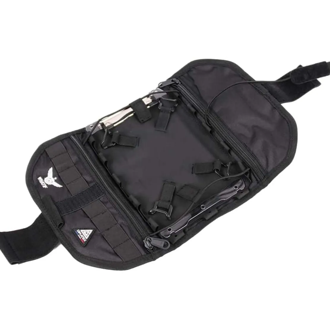 Dimatex "What If" Tech Black Kneeboard - Fighter Pilot Tablet Support