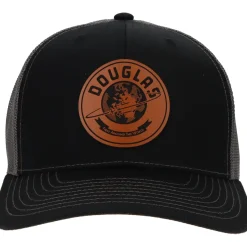 Douglas "First Around theWorld" 1930s Logo Richardson 112 Heritage Trucker Hat - Buckskin