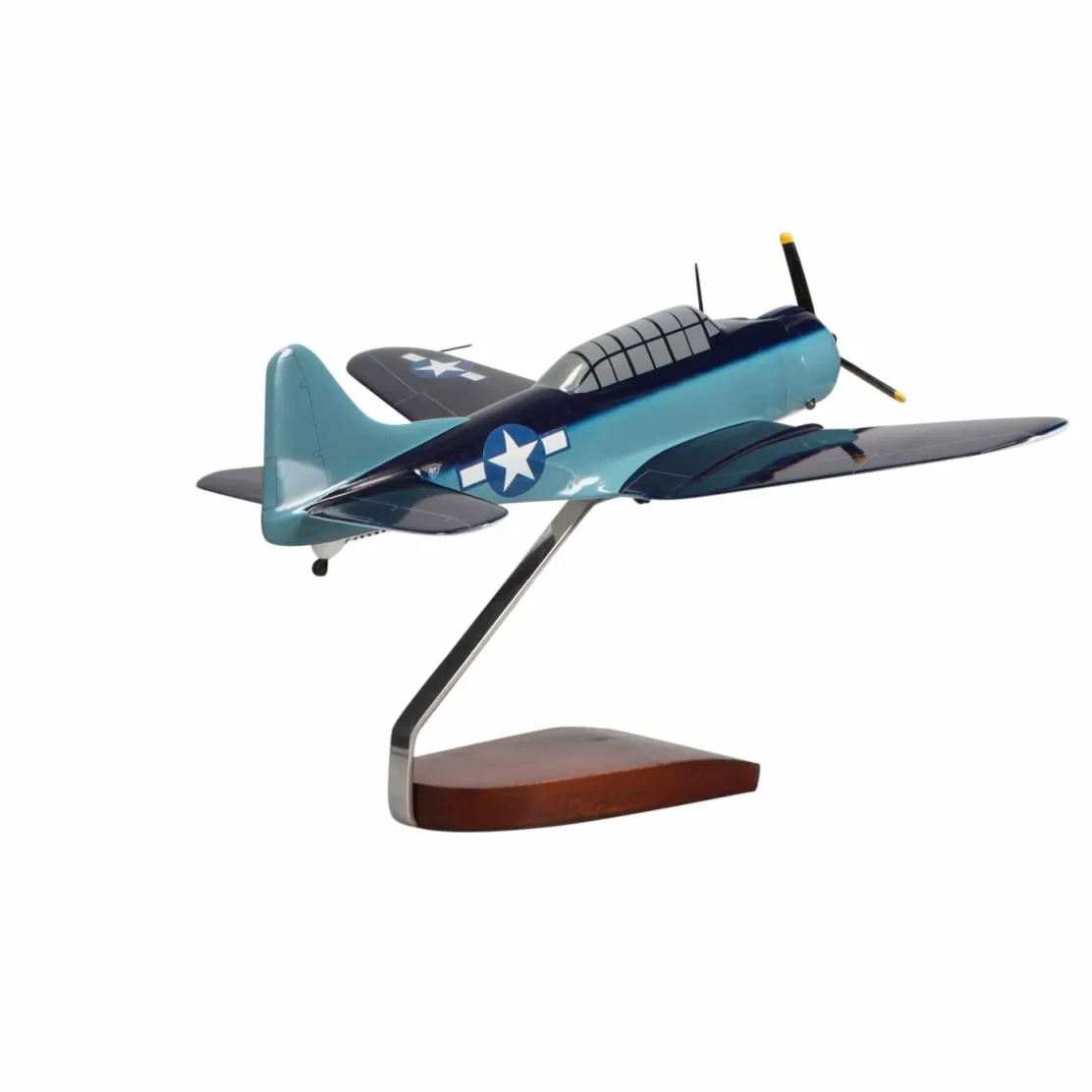 Douglas SBD-6 Dauntless Large Mahogany Model