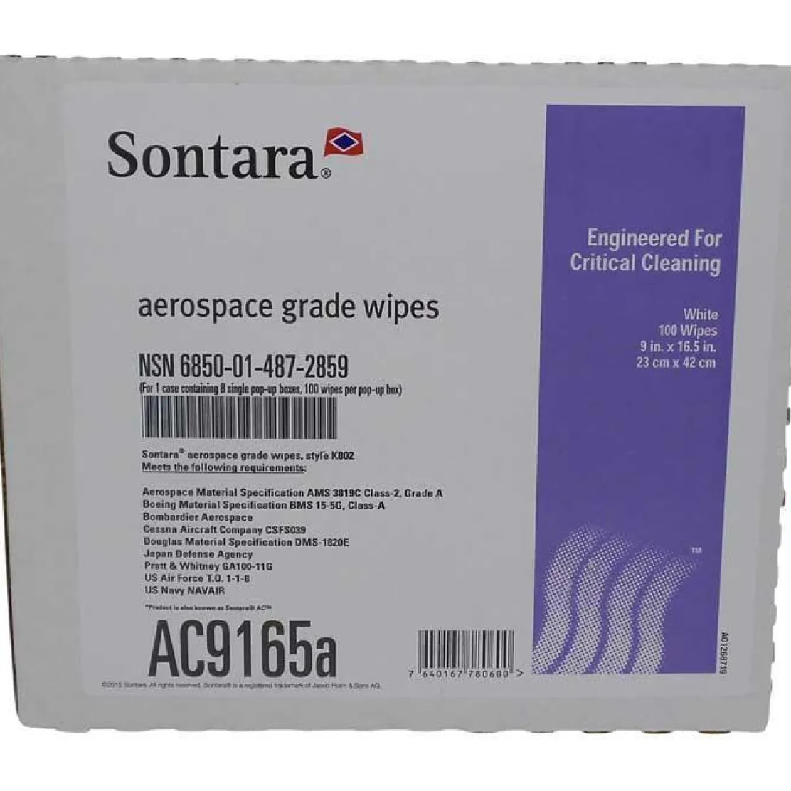DuPont Sontara Ultra-Durable Aviation Cleaning Wipes