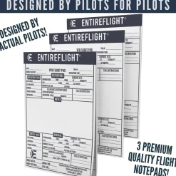 EntireFlight VFR Flight Pad 3-Pack: Triple the Organization, Triple the Convenience