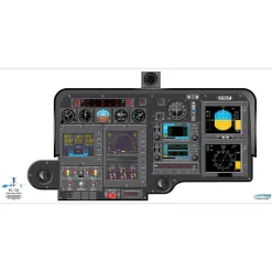 Eurocopter 18" x 36" Cockpit Posters for Pilot Training