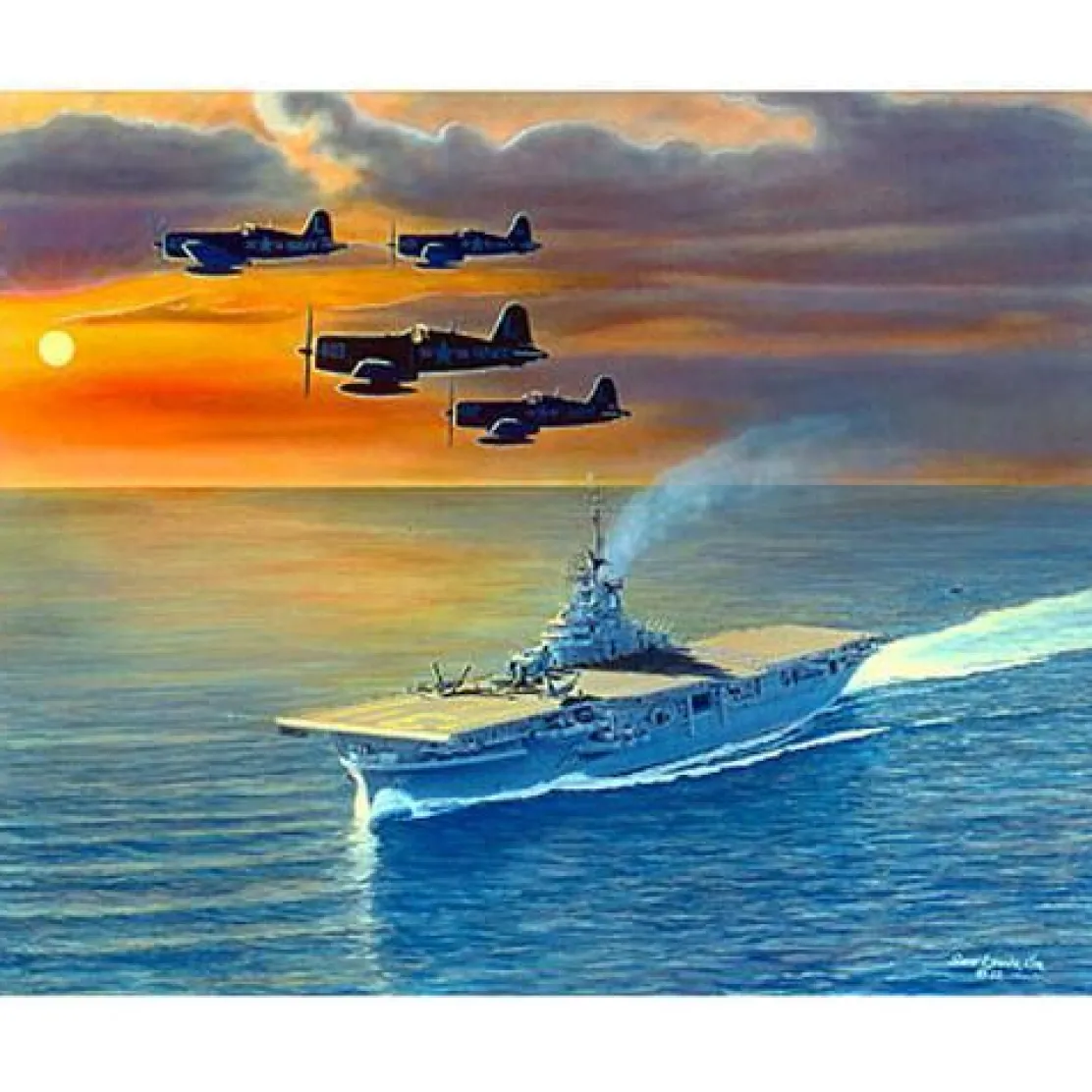 Evening Return Lyons Studios Limited Edition Aviation Print