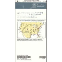 FAA Albuquerque VFR Sectional Aeronautical Chart - 07/09/26 thru 09/03/26