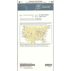 FAA Chicago VFR Sectional Aeronautical Chart - 07/09/26 thru 09/03/26