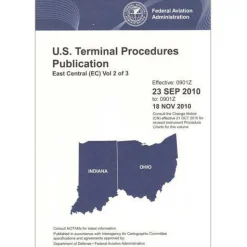 FAA East Central Vol 2 U.S. Terminal Procedures Publication Bound - 07/09/26 thru 09/03/26