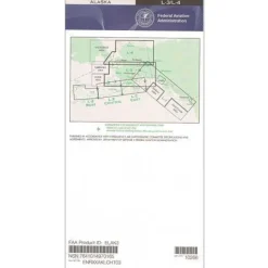 FAA Enroute Low Alaska L3/4 Low Altitude IFR Chart for Alaska Pilots - 07/09/26 thru 09/03/26
