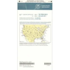 FAA Jacksonville VFR Sectional Aeronautical Chart - 07/09/26 thru 09/03/26
