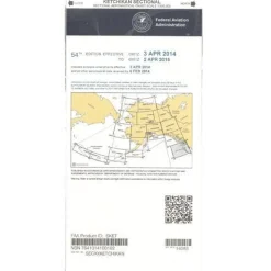 FAA Ketchikan VFR Sectional Chart for Alaska Pilots - 07/09/26 thru 09/03/26