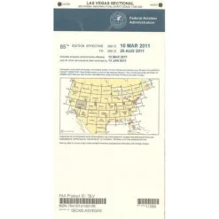 FAA Las Vegas VFR Sectional Aeronautical Chart - 07/09/26 thru 09/03/26