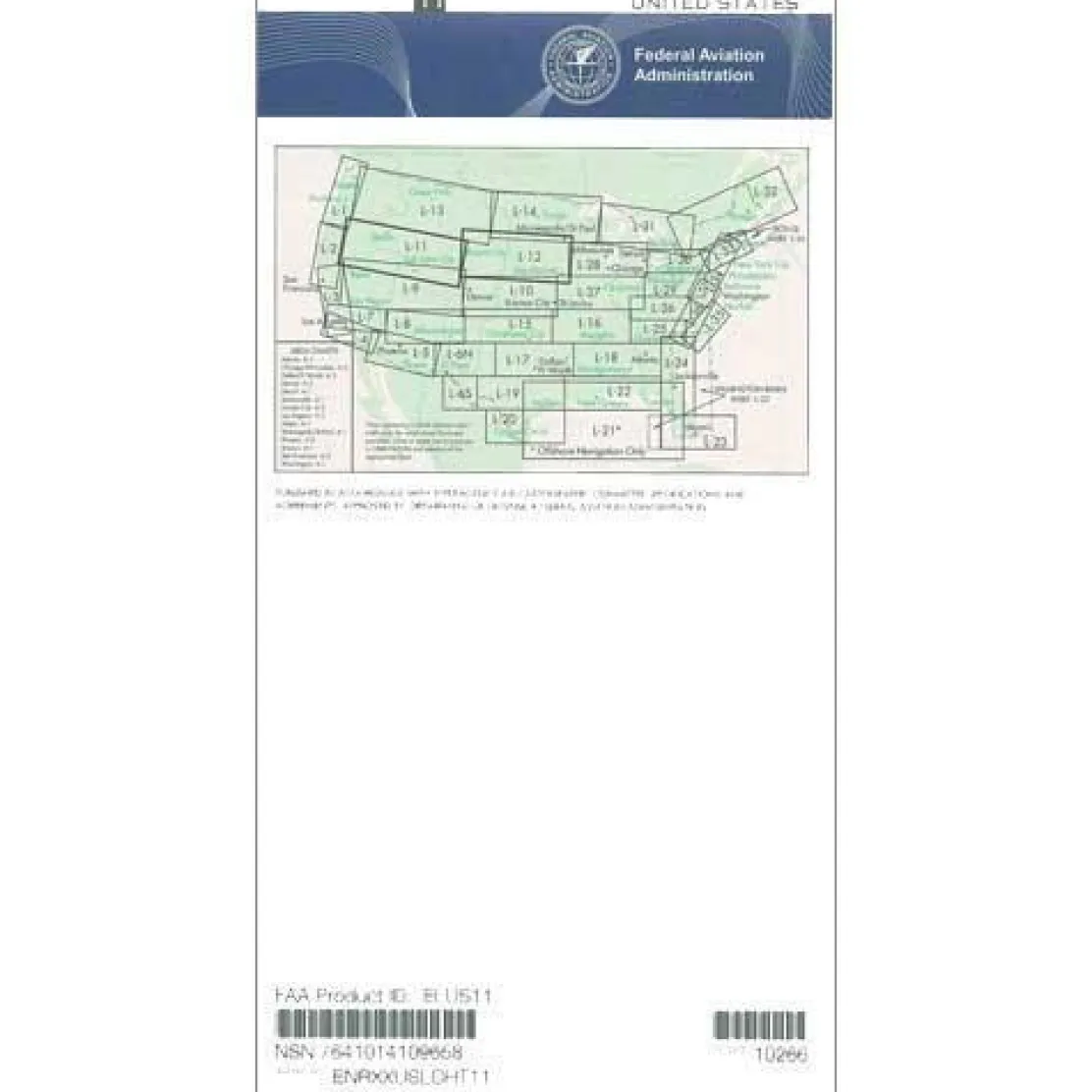 FAA L11/12 Instrument Flight Rules (IFR) Enroute Low Altitude Chart - 07/09/26 thru 09/03/26