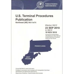 FAA North East Vol 4 U.S. Terminal Procedures Publication Bound - 07/09/26 thru 09/03/26