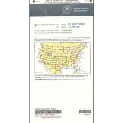 FAA Salt Lake City VFR Sectional Aeronautical Chart - 07/09/26 thru 09/03/26