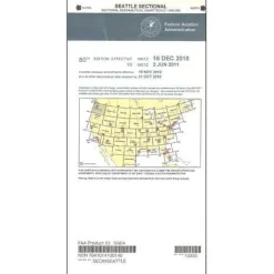 FAA Seattle VFR Sectional Aeronautical Chart - 07/09/26 thru 09/03/26