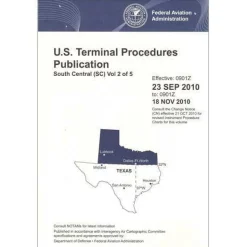 FAA South Central Vol 2 U.S. Terminal Procedures Publication Bound - 07/09/26 thru 09/03/26