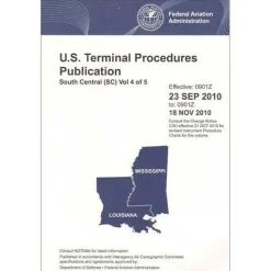 FAA South Central Vol 4 U.S. Terminal Procedures Publication Bound - 07/09/26 thru 09/03/26