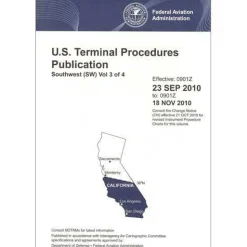 FAA South West Vol 3 U.S. Terminal Procedures Publication Bound - 07/09/26 thru 09/03/26
