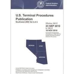 FAA South West Vol 4 U.S. Terminal Procedures Publication Bound - 07/09/26 thru 09/03/26