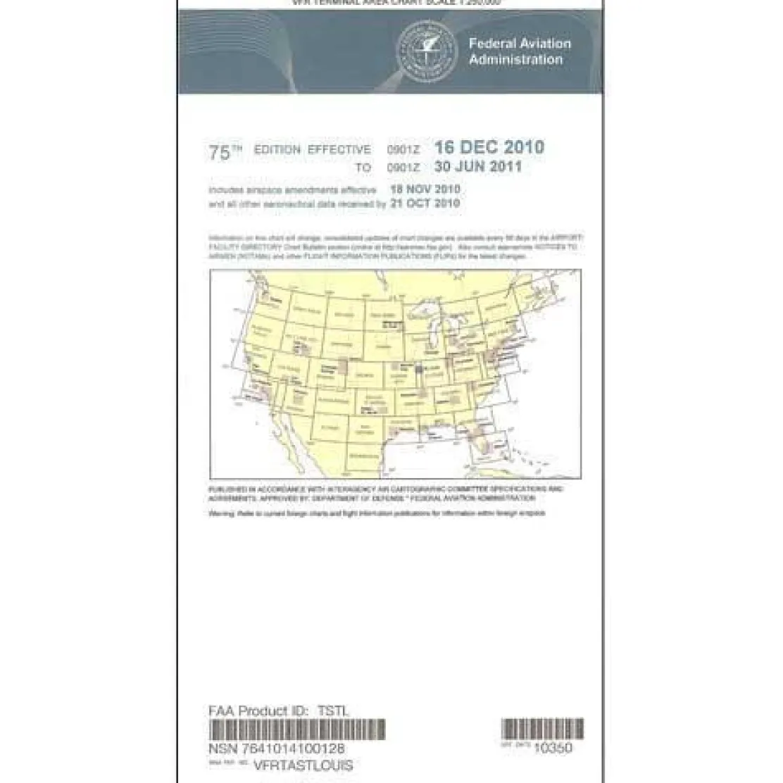 FAA St Louis VFR Terminal Area Chart - 07/09/26 thru 09/03/26