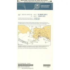 FAA Western Aleutian Islands VFR Sectional Chart for Alaska Pilots - 07/09/26 thru 09/03/26