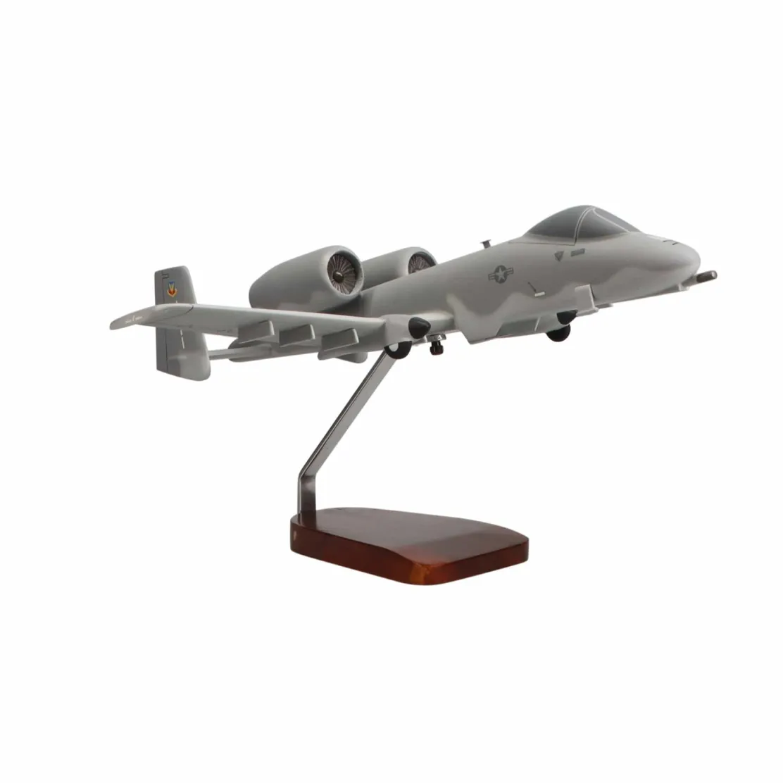 Fairchild Republic A-10A Thunderbolt II Warthog Large Mahogany Model