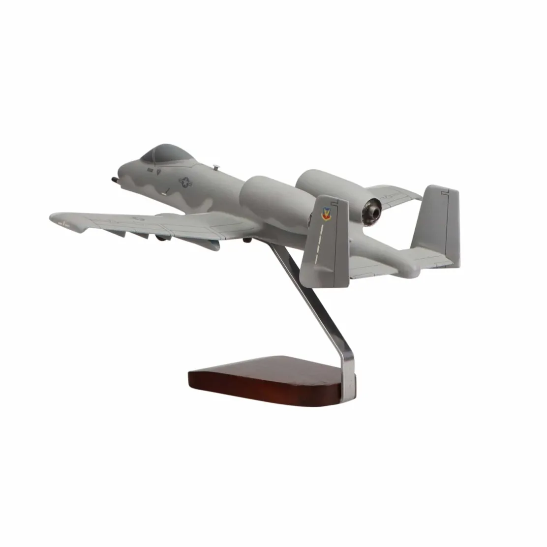 Fairchild Republic A-10A Thunderbolt II Warthog Large Mahogany Model