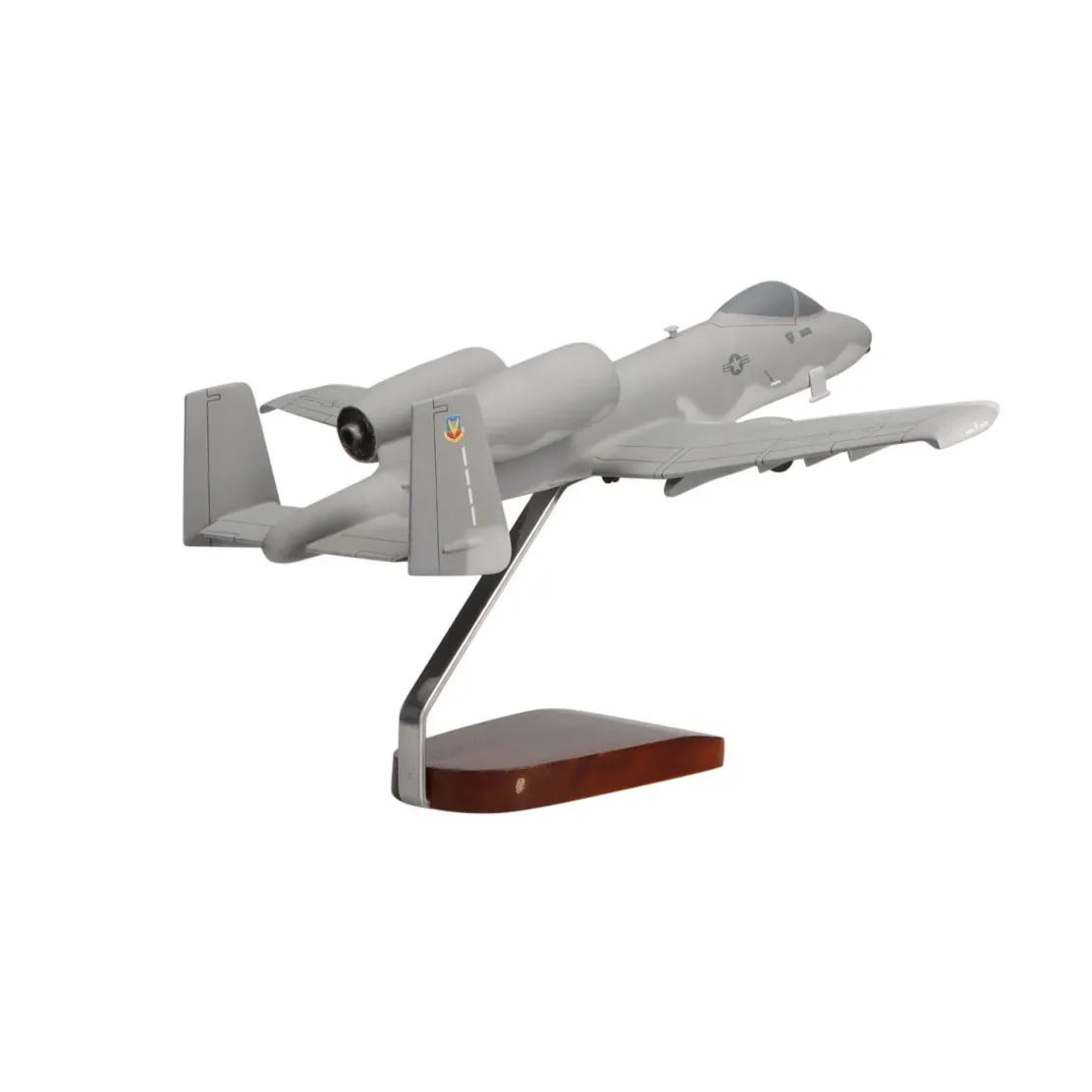 Fairchild Republic A-10A Thunderbolt II Warthog Large Mahogany Model