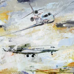 Falconry Frank Martin Aviation Art Print