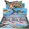F-16 Falcon 6" Pullback Diecast Airplane (1 Piece. Assorted Styles)