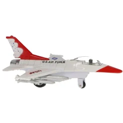 F-16 Falcon 6" Pullback Diecast Airplane (1 Piece. Assorted Styles)